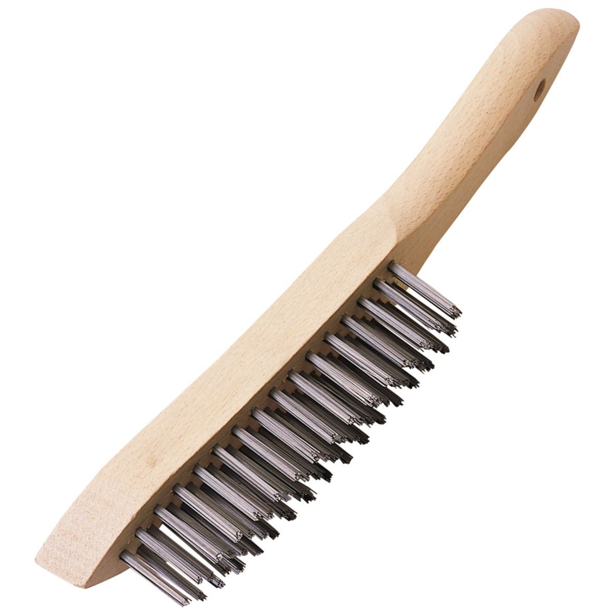 Draper Expert Heavy Duty 4 Row Wire Scratch Brush 310mm 31563 White Rose Tools