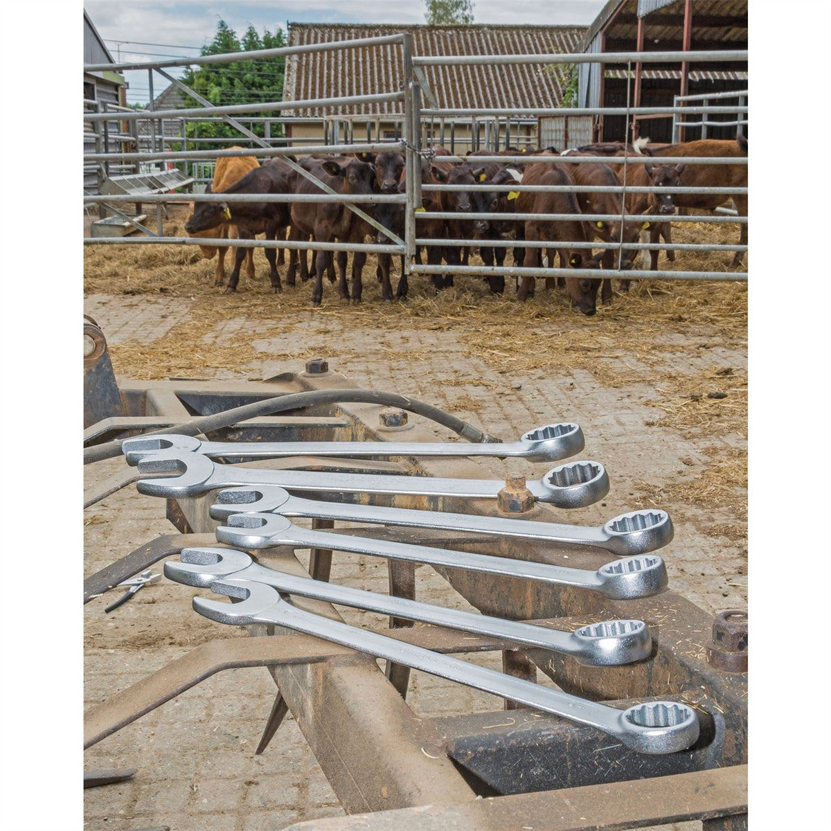 Draper HI-TORQ® Metric Combination Spanner Set (6 Piece) 26695 White Rose Tools