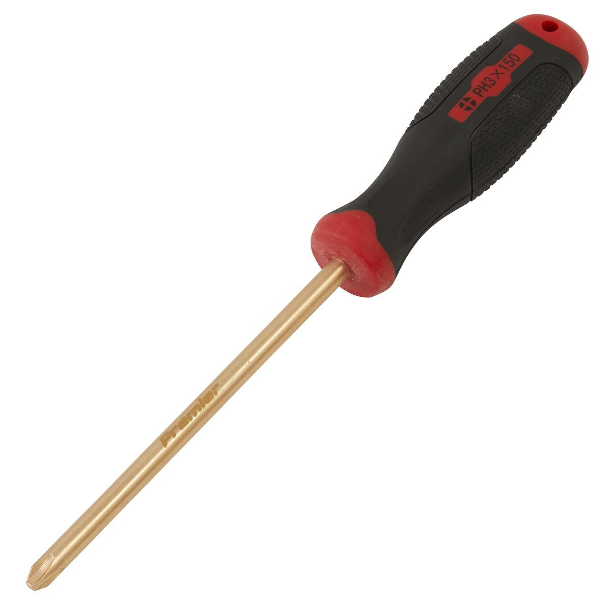 Sealey Premier Screwdriver Phillips #3 x 150mm - Non-Sparking