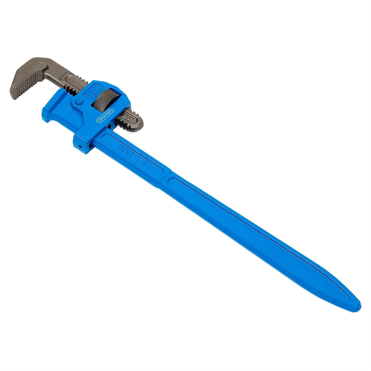 Draper Adjustable Pipe Wrench 600mm 73mm 17225 White Rose Tools