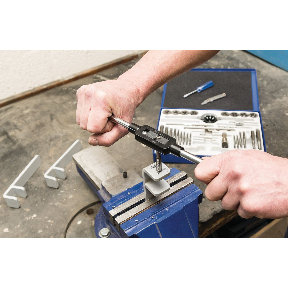 Draper Metric Tap and Die Set (37 Piece) 79203 White Rose Tools