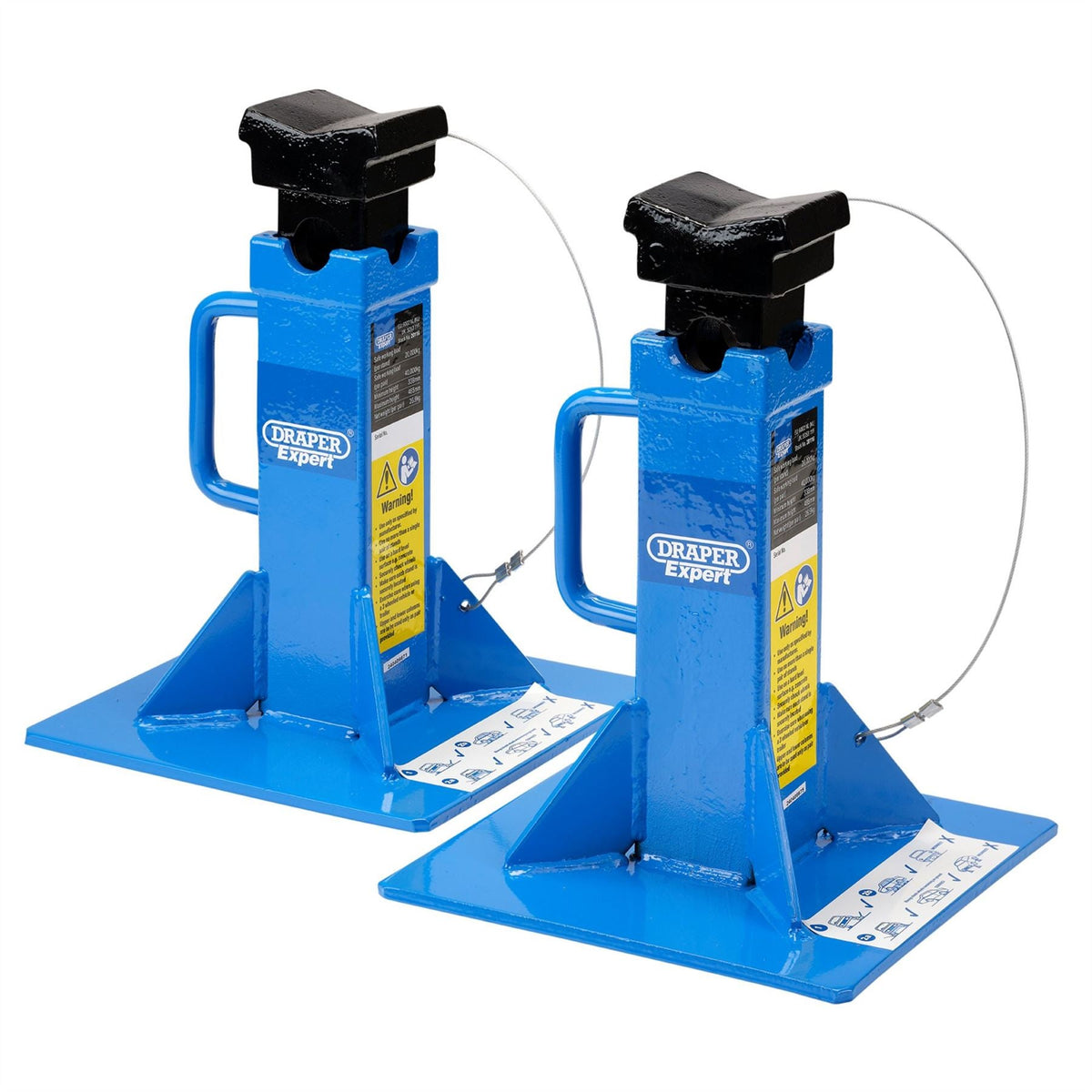 Draper Expert Heavy Vehicle Axle Stands 20 Tonne (Pair) 20116 White Rose Tools
