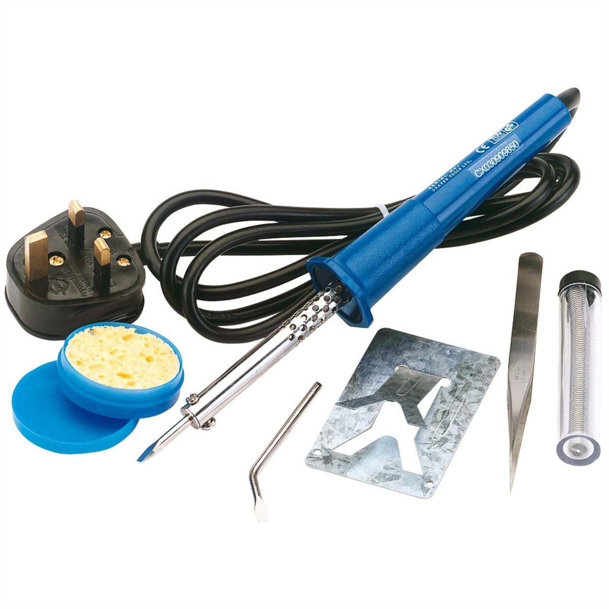 Draper 230V Soldering Kit 25W 71415 White Rose Tools