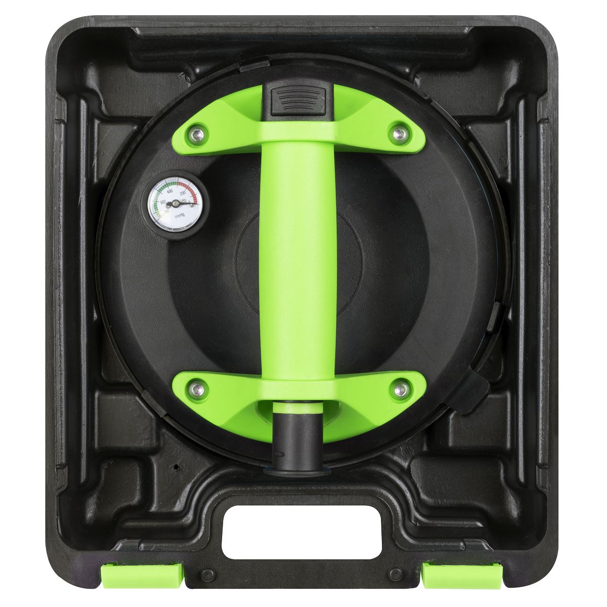 Sealey Heavy Lift Suction Cup with Vacuum Grip Pressure Gauge