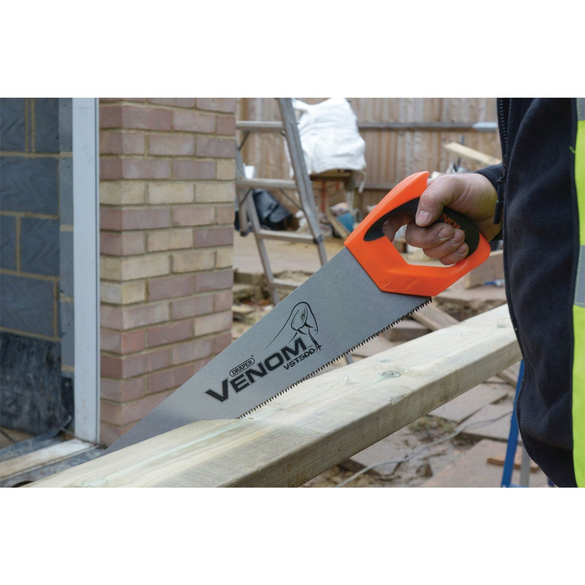 Draper Venom® First Fix Triple Ground Handsaw 500mm 7tpi/8ppi 82201 White Rose Tools