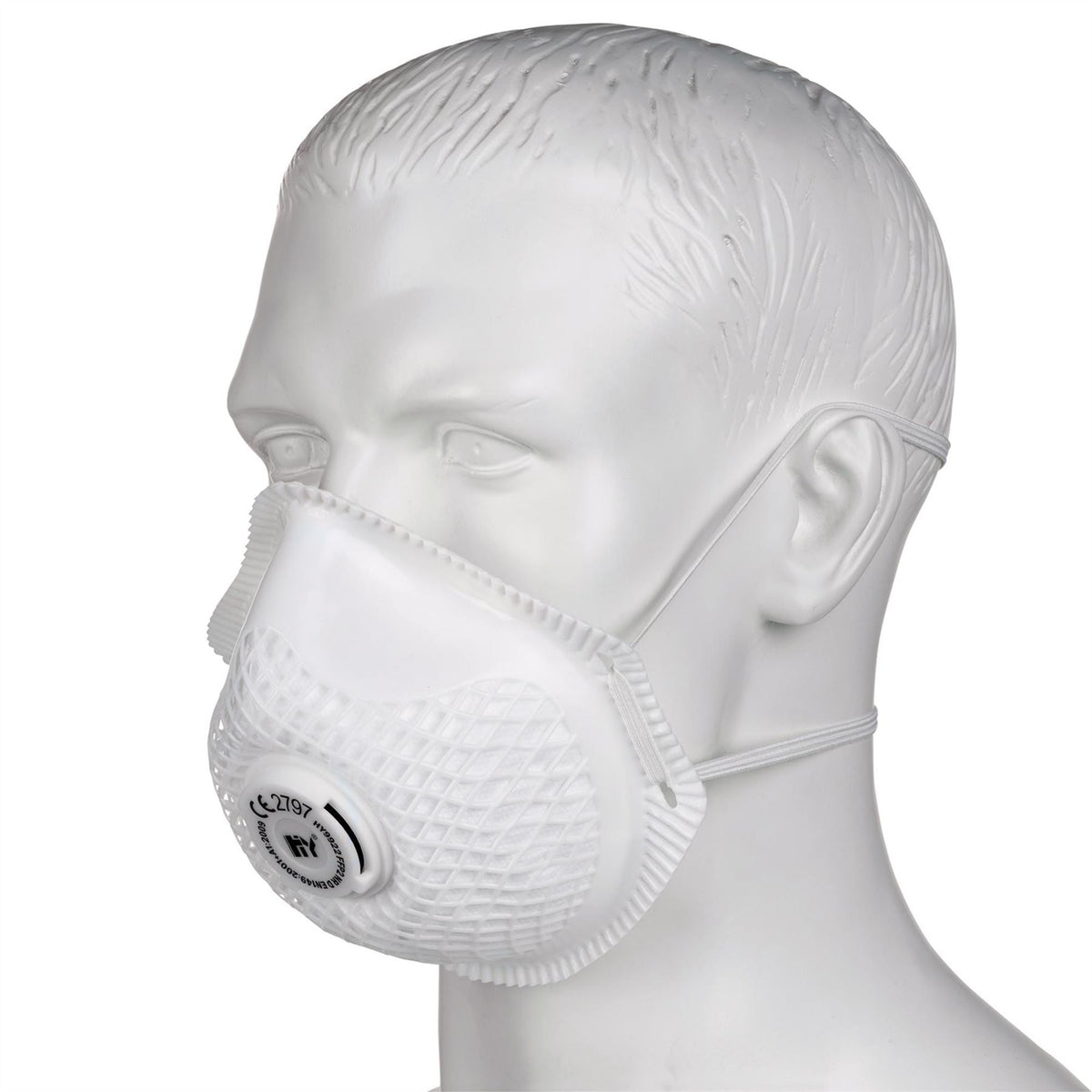 Draper Expert FFP2 NR Moulded Dust Masks (Pack of 3) 82486 White Rose Tools