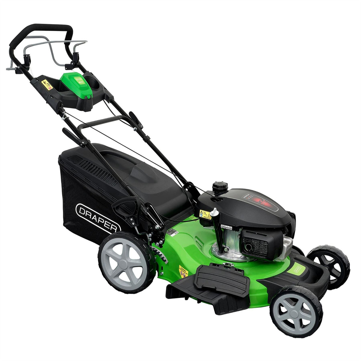 Draper Self-Propelled Petrol Lawn Mower 530mm with Honda 201cc/3.8HP Engine 30277 White Rose Tools