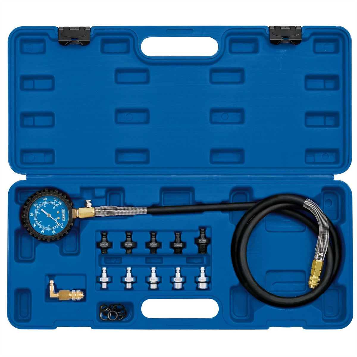 Draper Oil Pressure Test Kit (12 Piece) 35879 White Rose Tools
