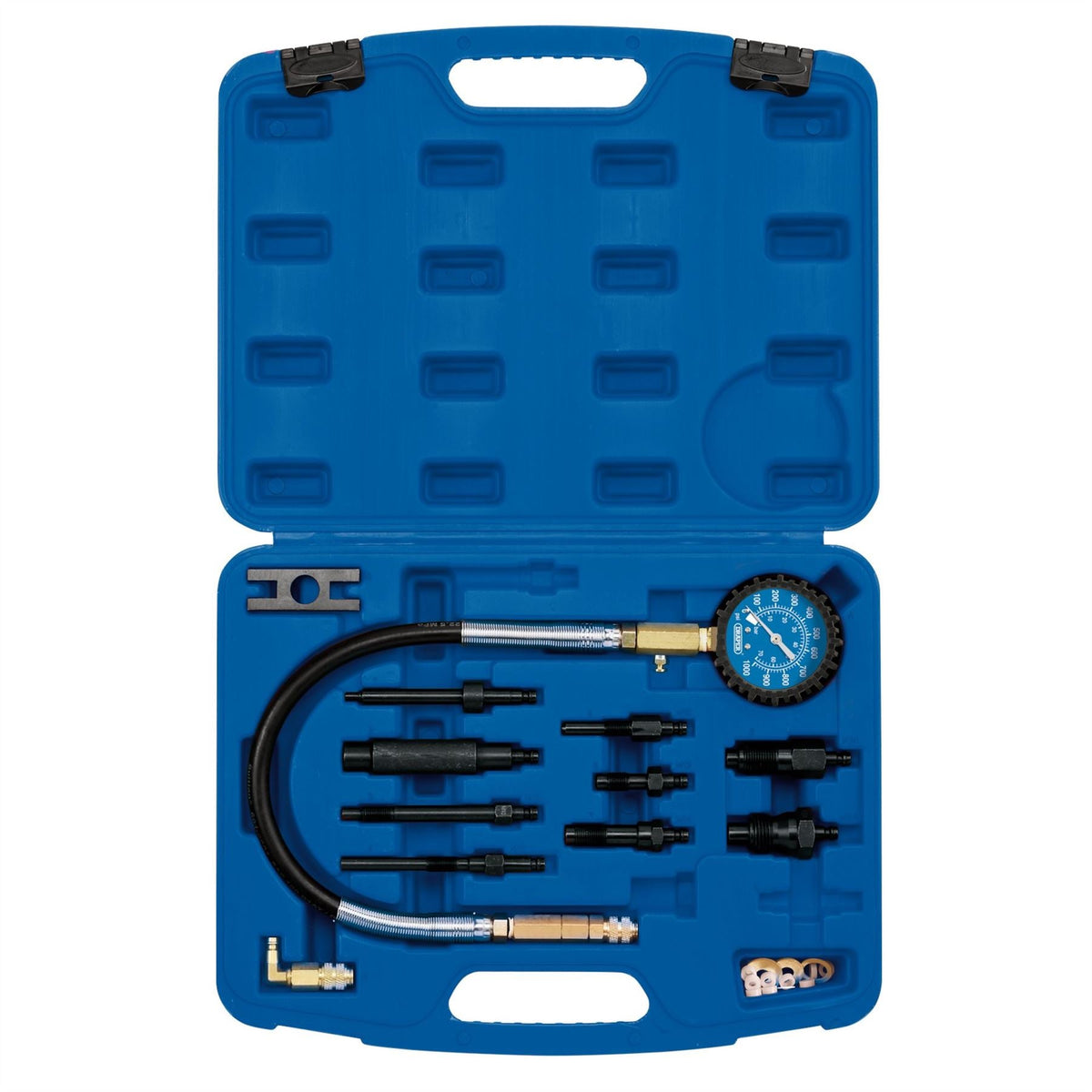 Draper Diesel Compression Test Kit (12 Piece) 35878 White Rose Tools