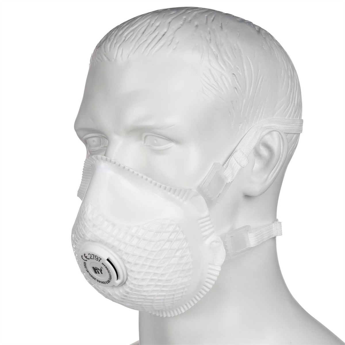 Draper Expert FFP3 NR Moulded Dust Masks (Pack of 2) 82489 White Rose Tools