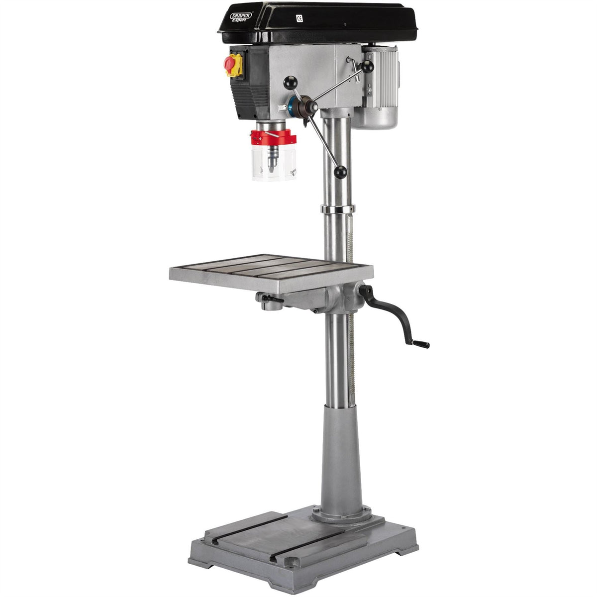 Draper Expert 230V 12 Speed Heavy Duty Floor Standing Drill 1500W 95043 White Rose Tools