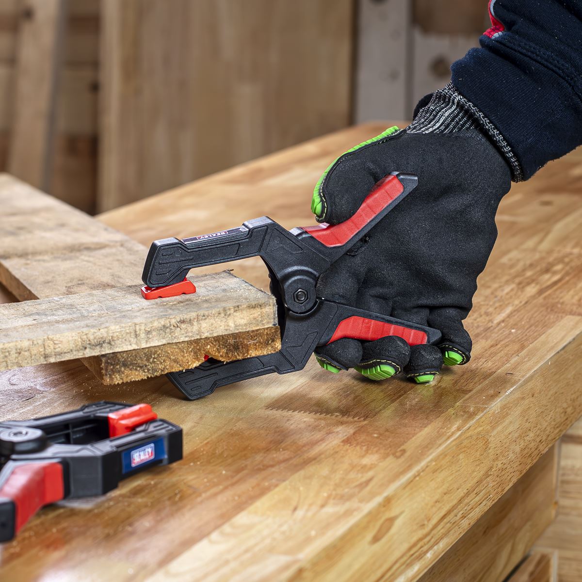 Sealey Spring Clamp Set 80mm 4pc