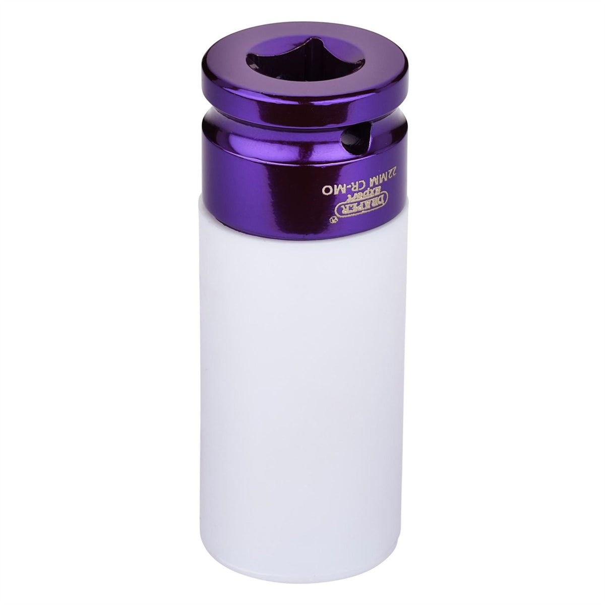 Draper HI-TORQ® Wheel Nut Socket for Alloy Wheels 1/2" Sq. Dr. (22mm) 30646 White Rose Tools