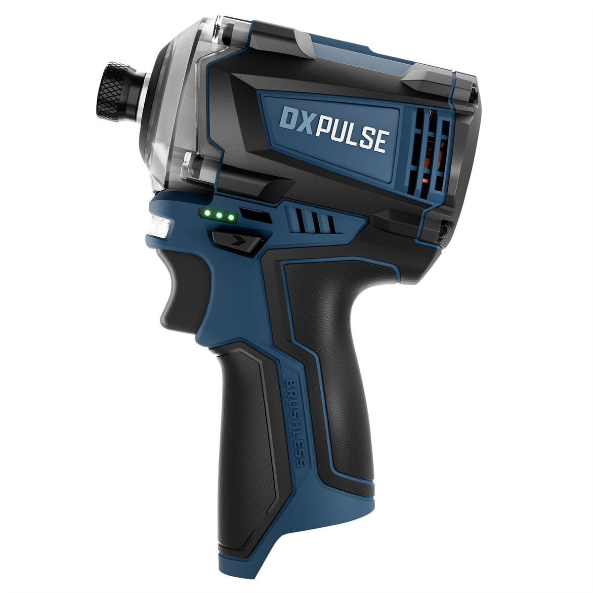 Draper DXPULSE 12V Brushless Combi Drill & Impact Driver Kit 1/4" Sq. Dr. 2 x 2.0Ah Batteries 1 x Charger 27983 White Rose Tools
