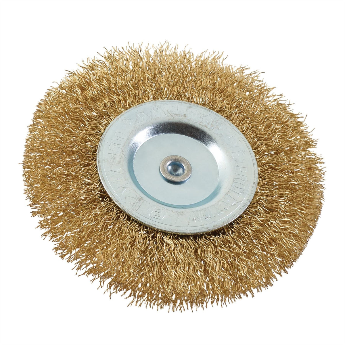 Draper Brassed Steel Crimped Wire Wheel Brush 100mm 41428 White Rose Tools