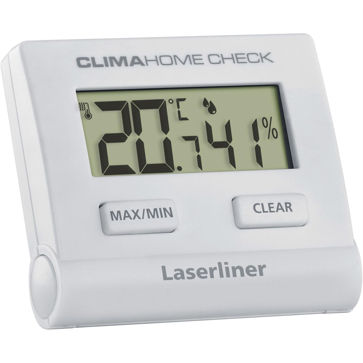 Laserliner 082.028E ClimaHome-Check Digital Hygrometer 31900 White Rose Tools