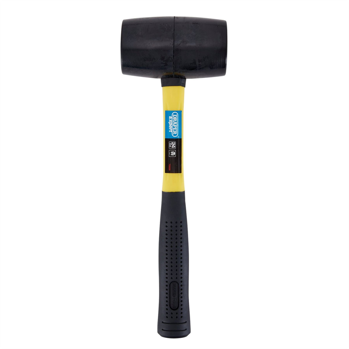 Draper Expert Rubber Mallet with Fibreglass Shaft 680g/24oz 72020 White Rose Tools