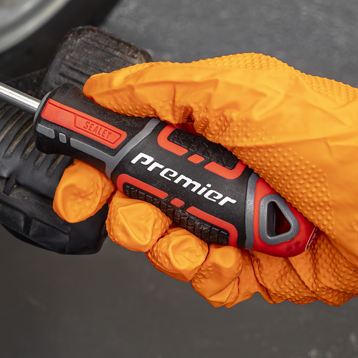 Sealey Premier GripMAX® Security TRX-Star* Screwdriver Set 8pc - Red