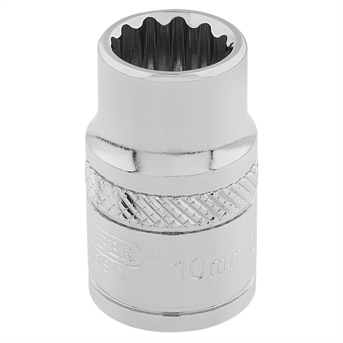 Draper Expert HI-TORQ® 12 Point Socket 3/8" Sq. Dr. 10mm 32770 White Rose Tools