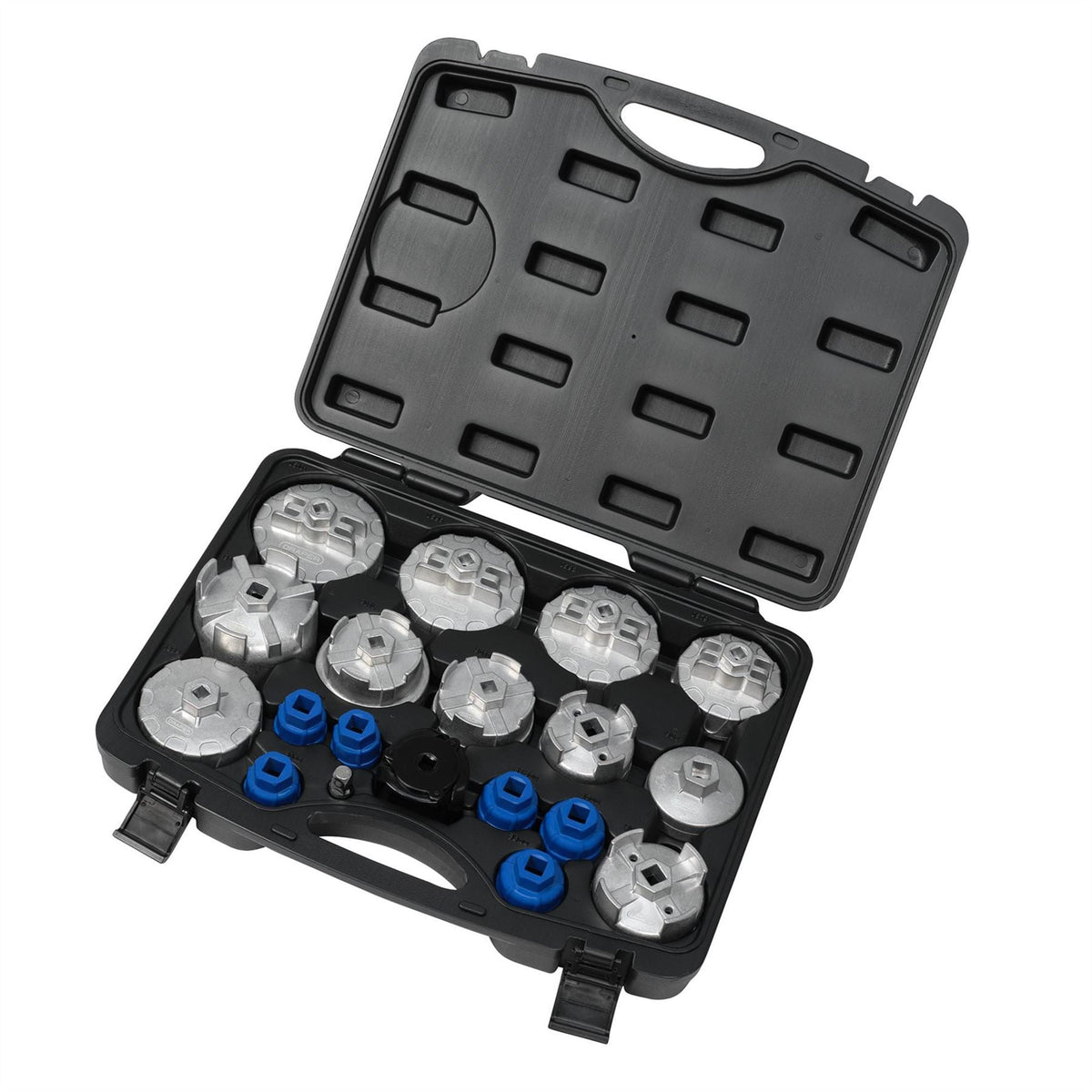 Draper Oil Filter Cap Wrench Set (19 Piece) 27237 White Rose Tools