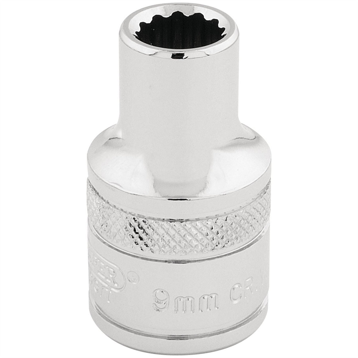 Draper Expert HI-TORQ® 12 Point Socket 1/2" Sq. Dr. 9mm 33089 White Rose Tools