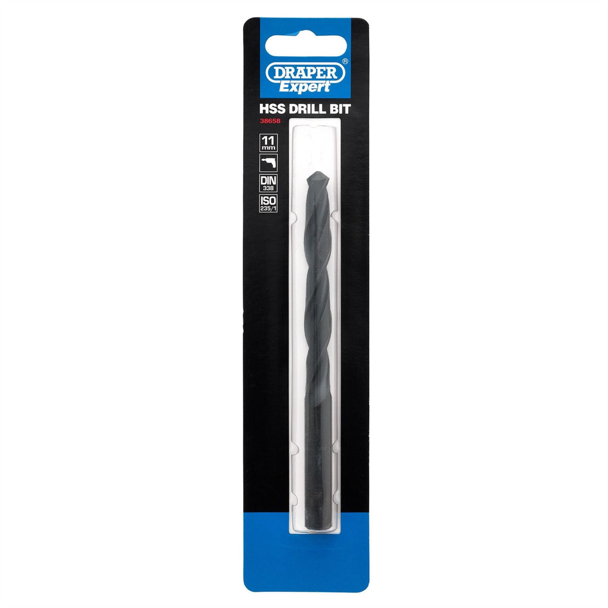 Draper Expert HSS Drill Bit 11 x 142mm 38658 White Rose Tools