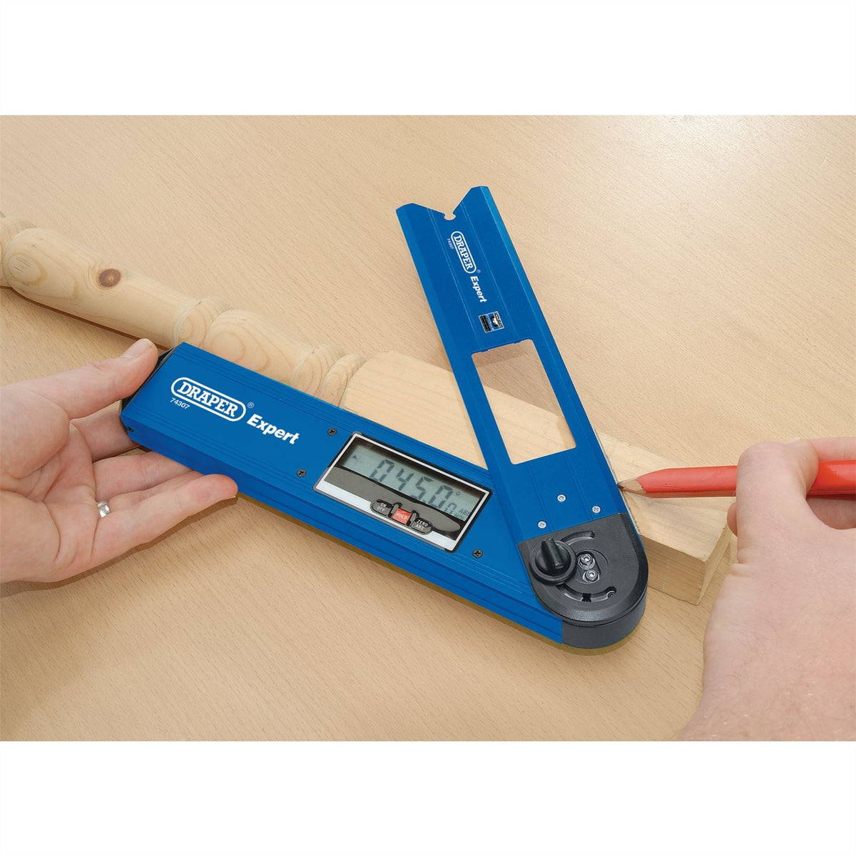 Draper Expert Digital Angle Finder 250mm 74307 White Rose Tools
