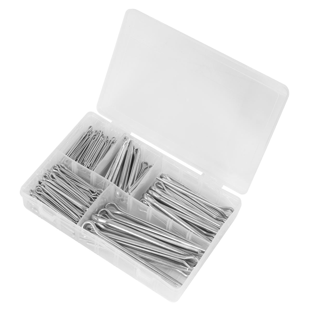 Sealey Split Pin Assortment 230pc Large Sizes Metric & Imperial