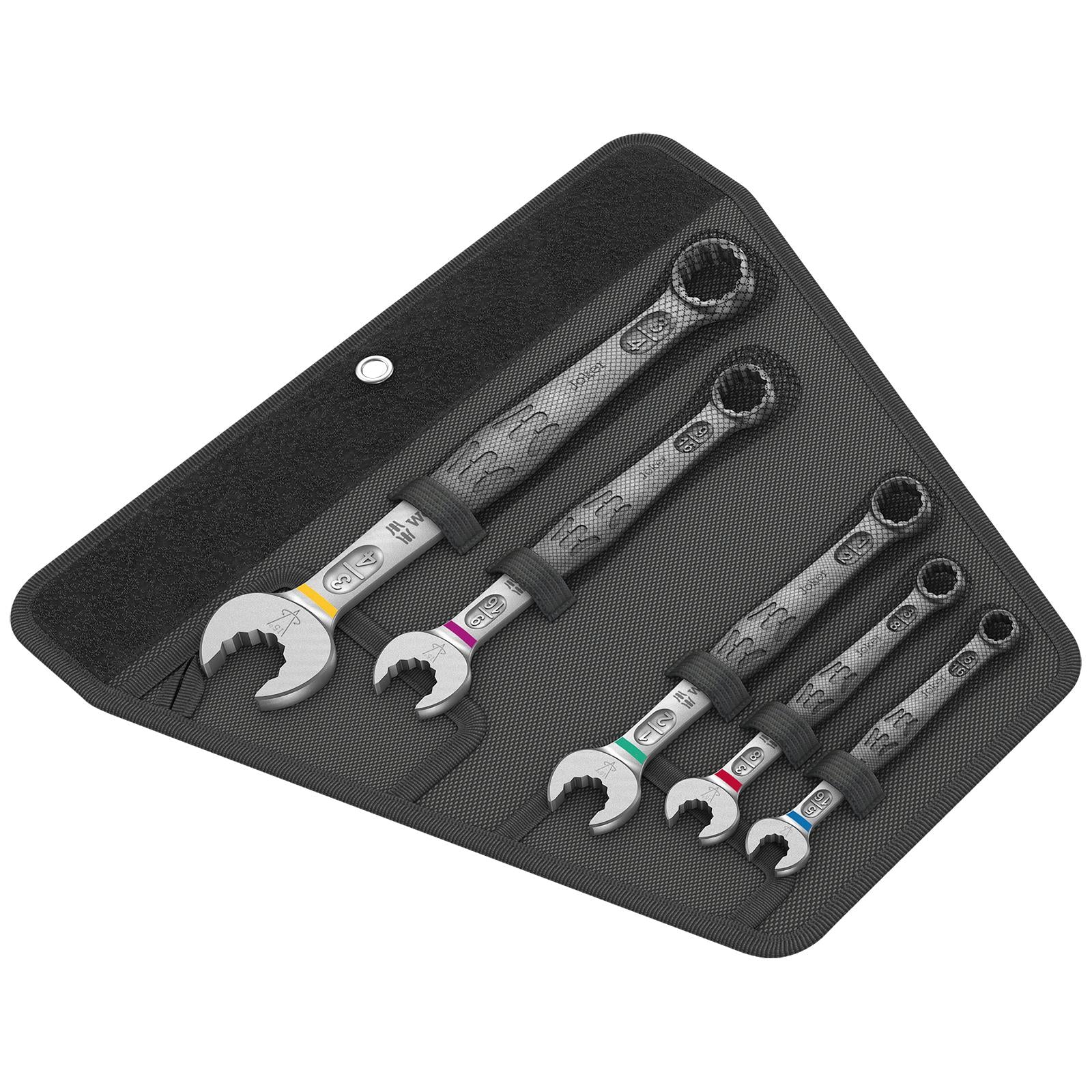 Wera 6003 Joker 5 Imperial Set 1 Combination Spanner Wrench 5 Piece 5/16"-3/4" in Case