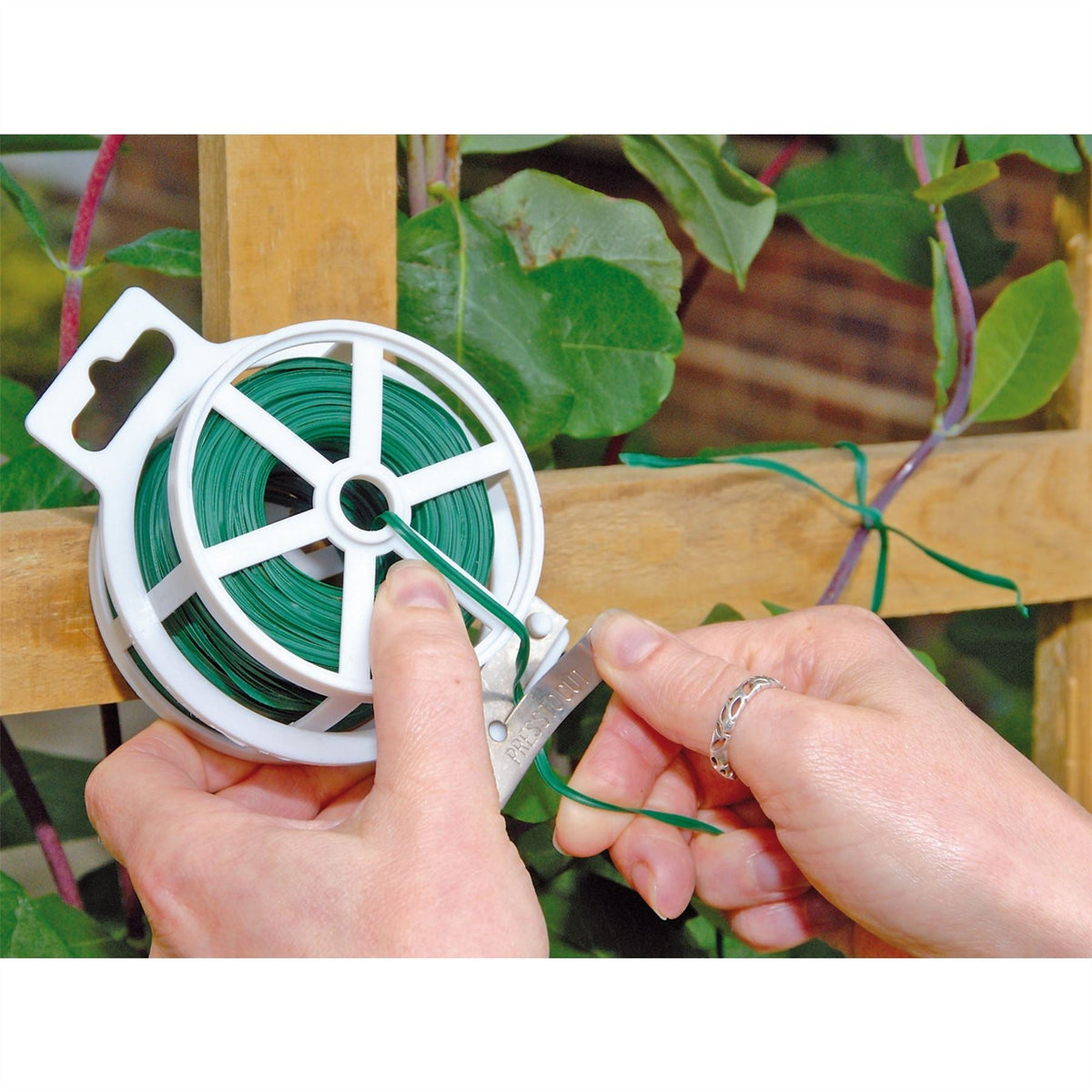 Draper Garden Tying Wire 50m 33017 White Rose Tools
