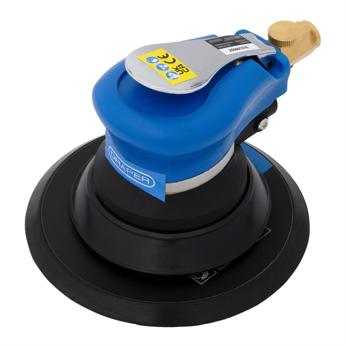 Draper Storm Force Dual Action Air Palm Sander 150mm 70834 White Rose Tools