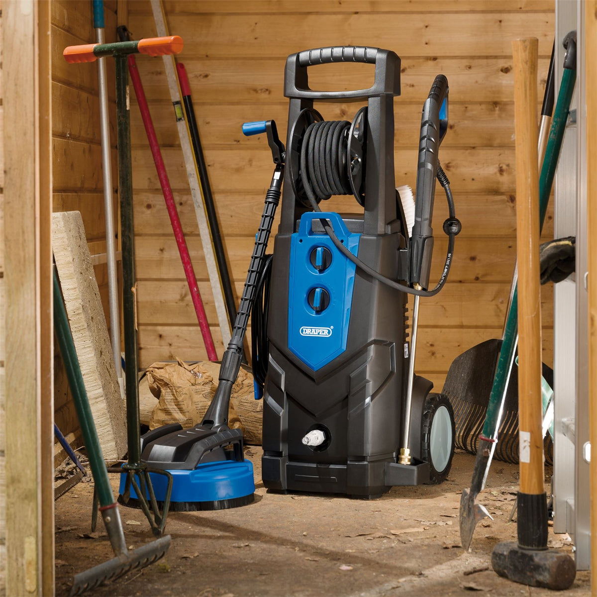 Draper 230V Pressure Washer 2500W 195bar 98679 White Rose Tools