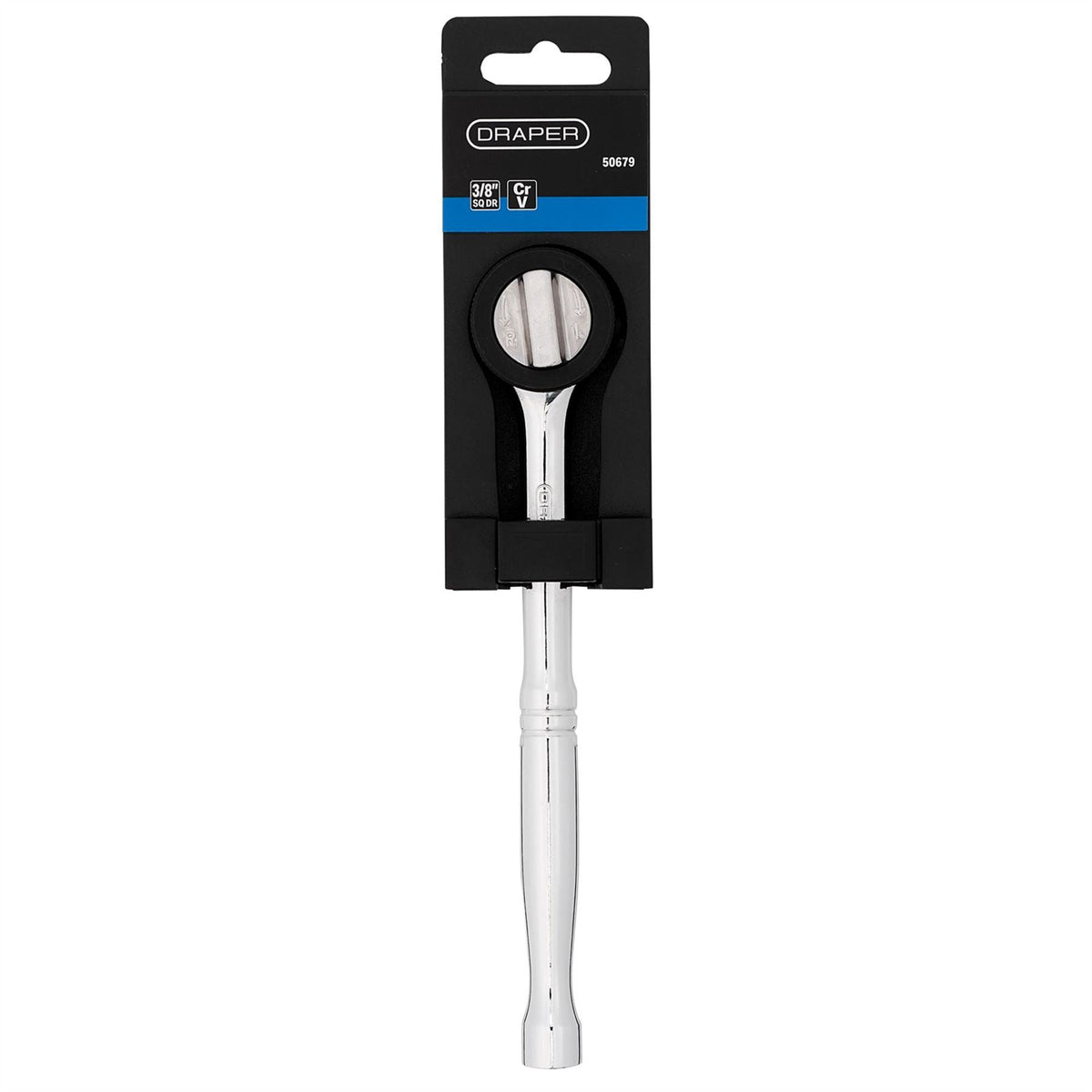 Draper Round Head Reversible Ratchet 3/8" Sq. Dr. 50679 White Rose Tools