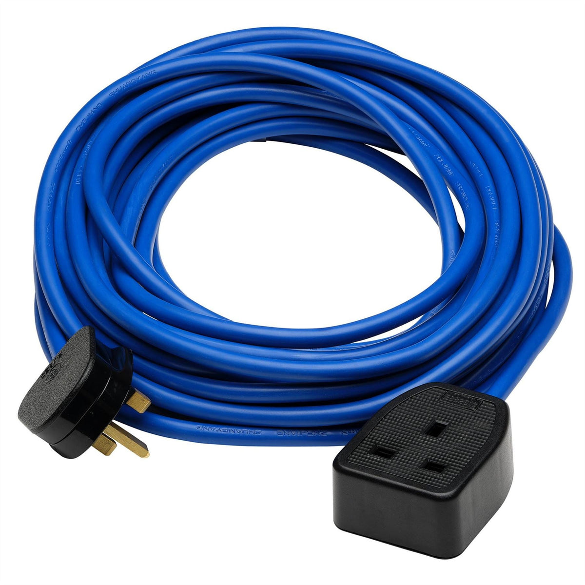 Defender E85223 230V Extension Lead Blue 1.5mm² 13A 10m 35075 White Rose Tools