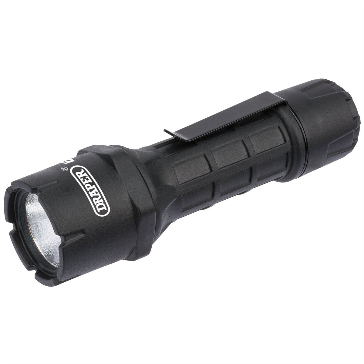 Draper LED Waterproof Torch 1W 1 x AA Battery Required 51751 White Rose Tools