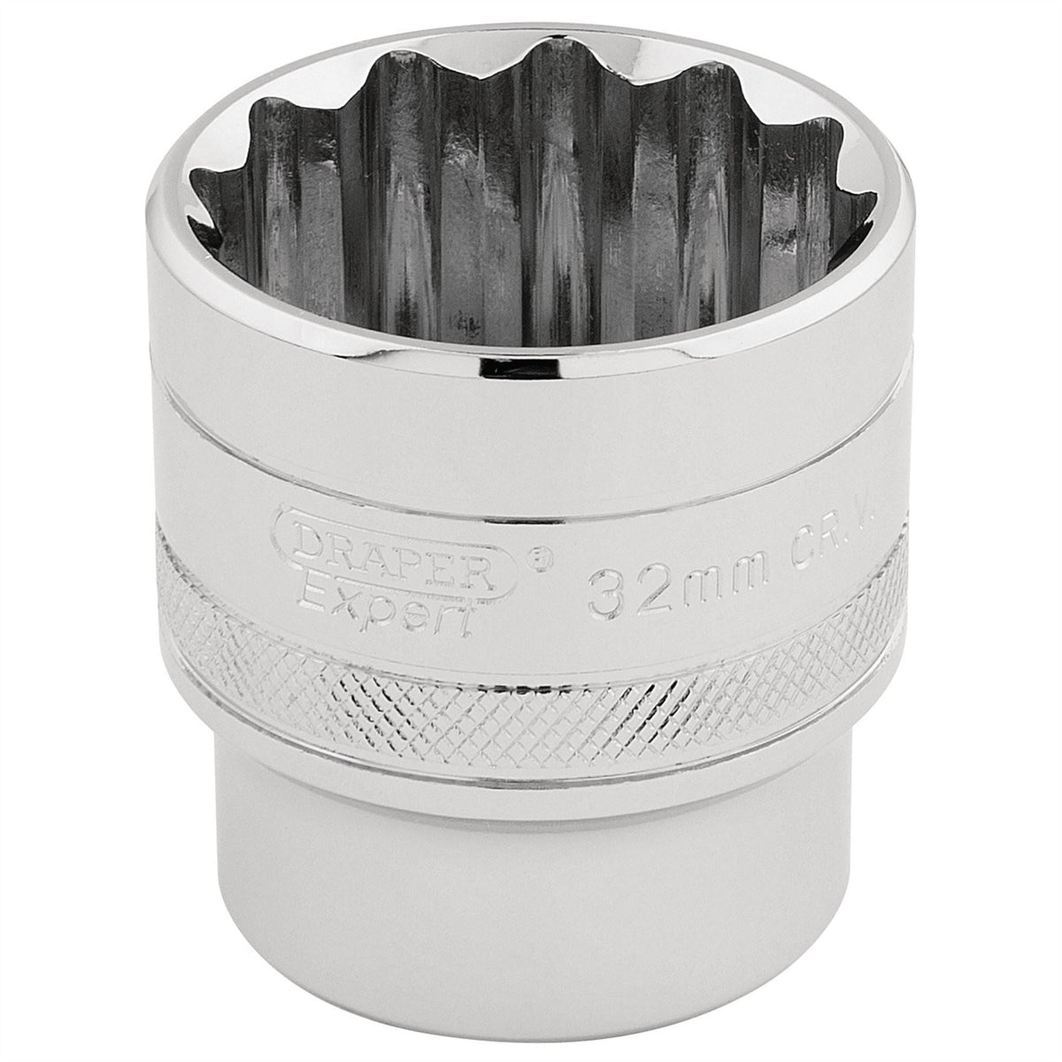 Draper Expert HI-TORQ® 12 Point Socket 1/2" Sq. Dr. 32mm 33593 White Rose Tools