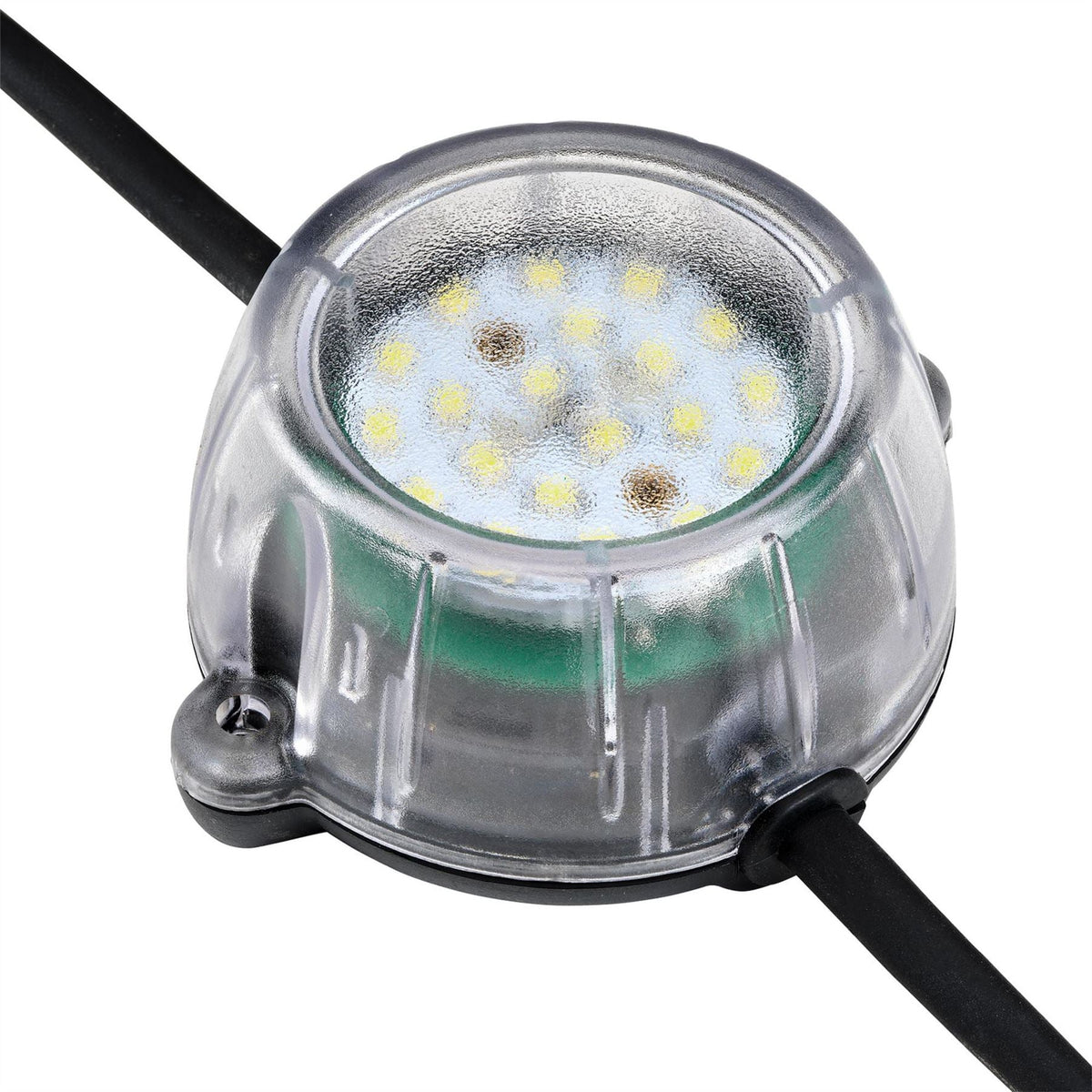Defender E89355 120W Heavy Duty LED Encapsulated Festoon String Lights 50m 34883 White Rose Tools