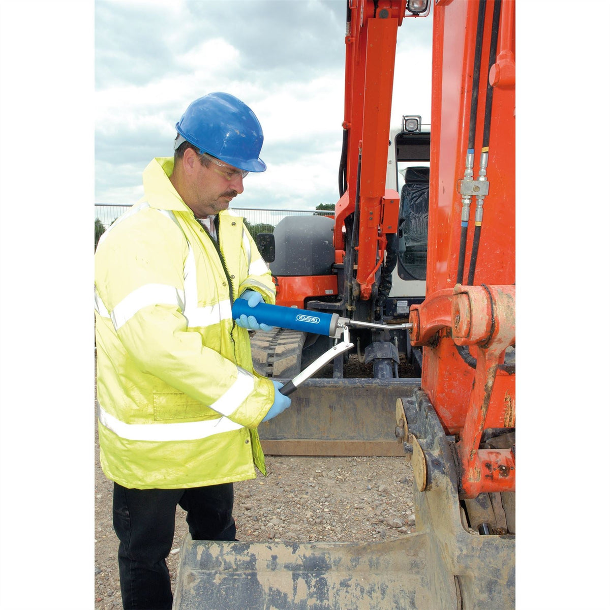 Draper Heavy Duty Lever Grease Gun 500cc 47809 White Rose Tools
