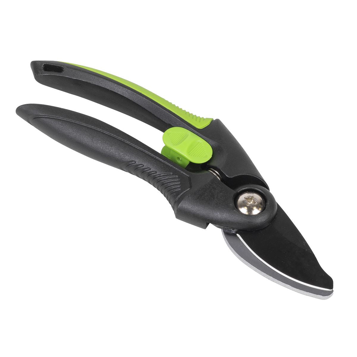 Sealey Bypass Secateurs with Soft Grip Handle, Safety Lock & Carbon Steel Blade, 208mm