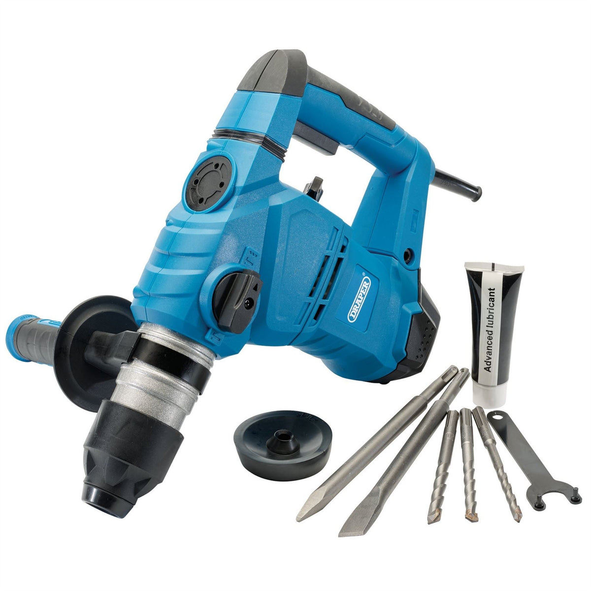 Draper 230V SDS+ Rotary Hammer Drill 4.9kg 1500W 56404 White Rose Tools