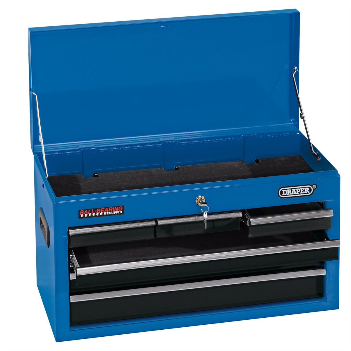 Draper Tool Chest 6 Drawer 26" Blue 14606 White Rose Tools