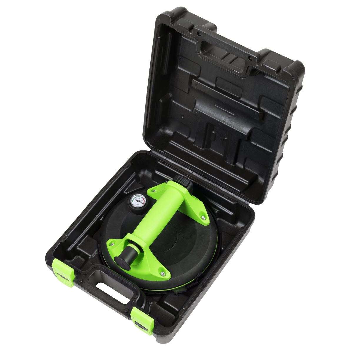 Sealey Heavy Lift Suction Cup with Vacuum Grip Pressure Gauge