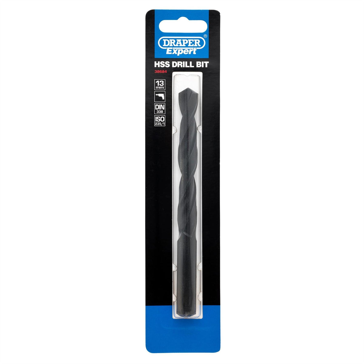 Draper Expert HSS Drill Bit 13 x 151mm 38684 White Rose Tools