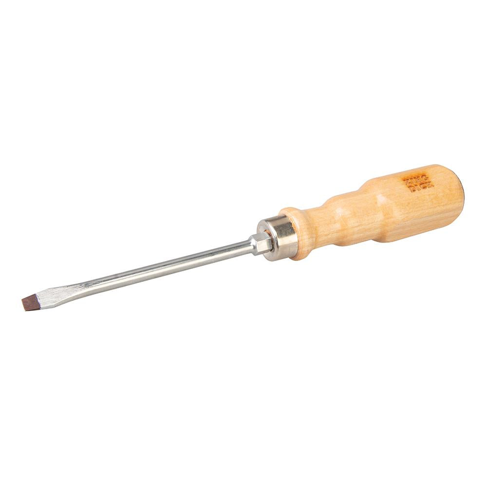 King Dick Heritage Wooden Handled Screwdriver Set 2pce Slotted 7/32" & PH2 HWHS002BF White Rose Tools