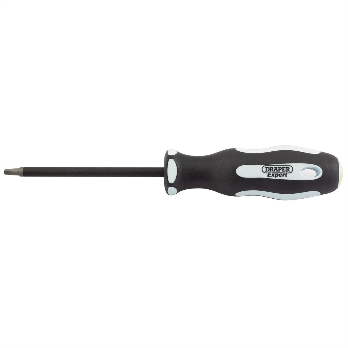 Draper Expert Square Recess Soft Grip Security Screwdriver S2 x 100mm 35157 White Rose Tools