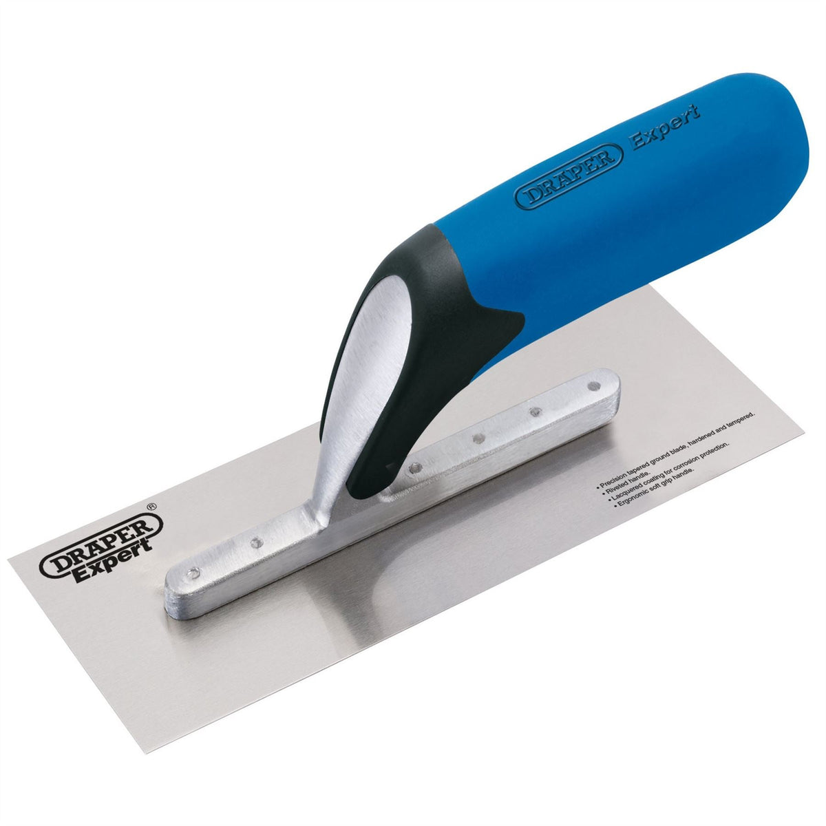Draper Expert Soft Grip Plastering Trowel 75 x 200mm 81221 White Rose Tools