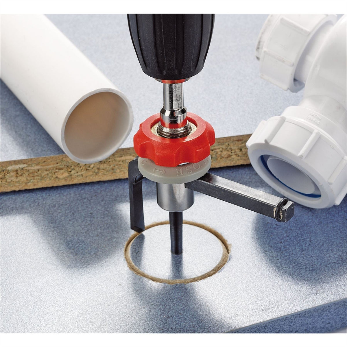 Draper Hole Cutter for Wood or Plastic 40 - 120mm 31950 White Rose Tools