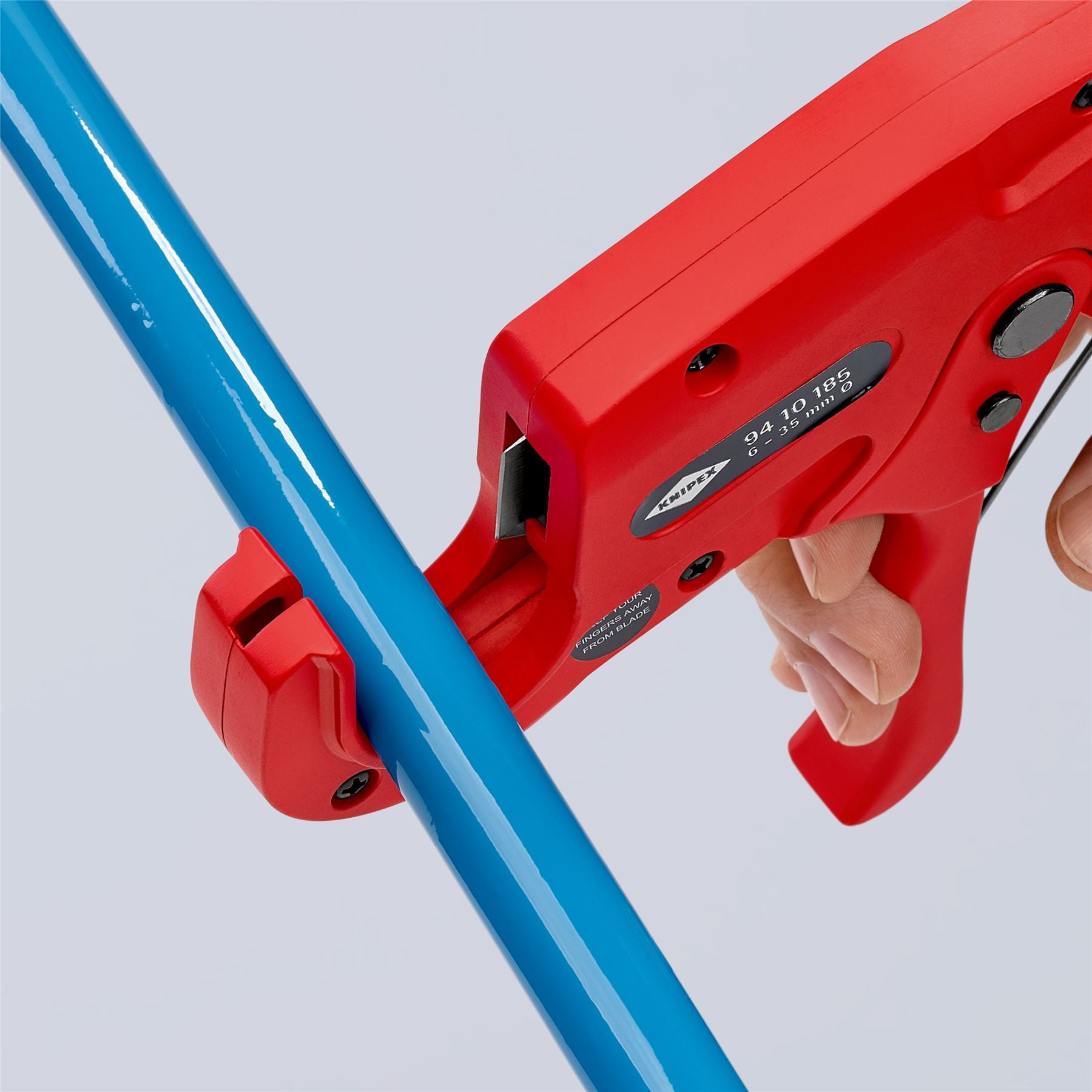 KNIPEX Pipe Cutter for Plastic Conduit Pipes Electrical Installation Work 185mm 6-35mm Capacity 94 10 185
