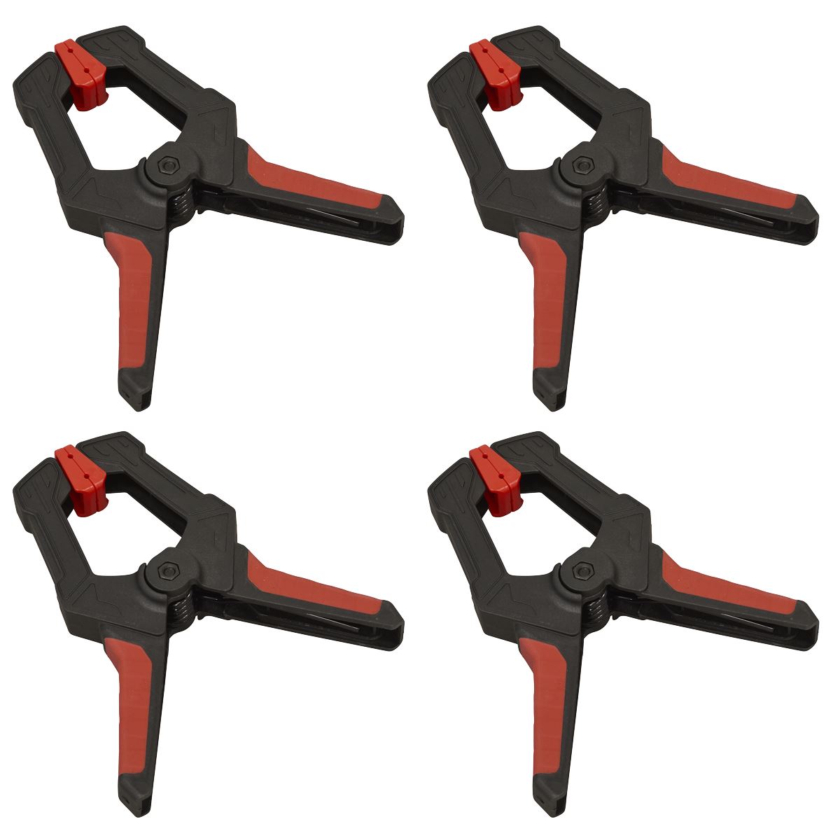 Sealey Spring Clamp Set 80mm 4pc