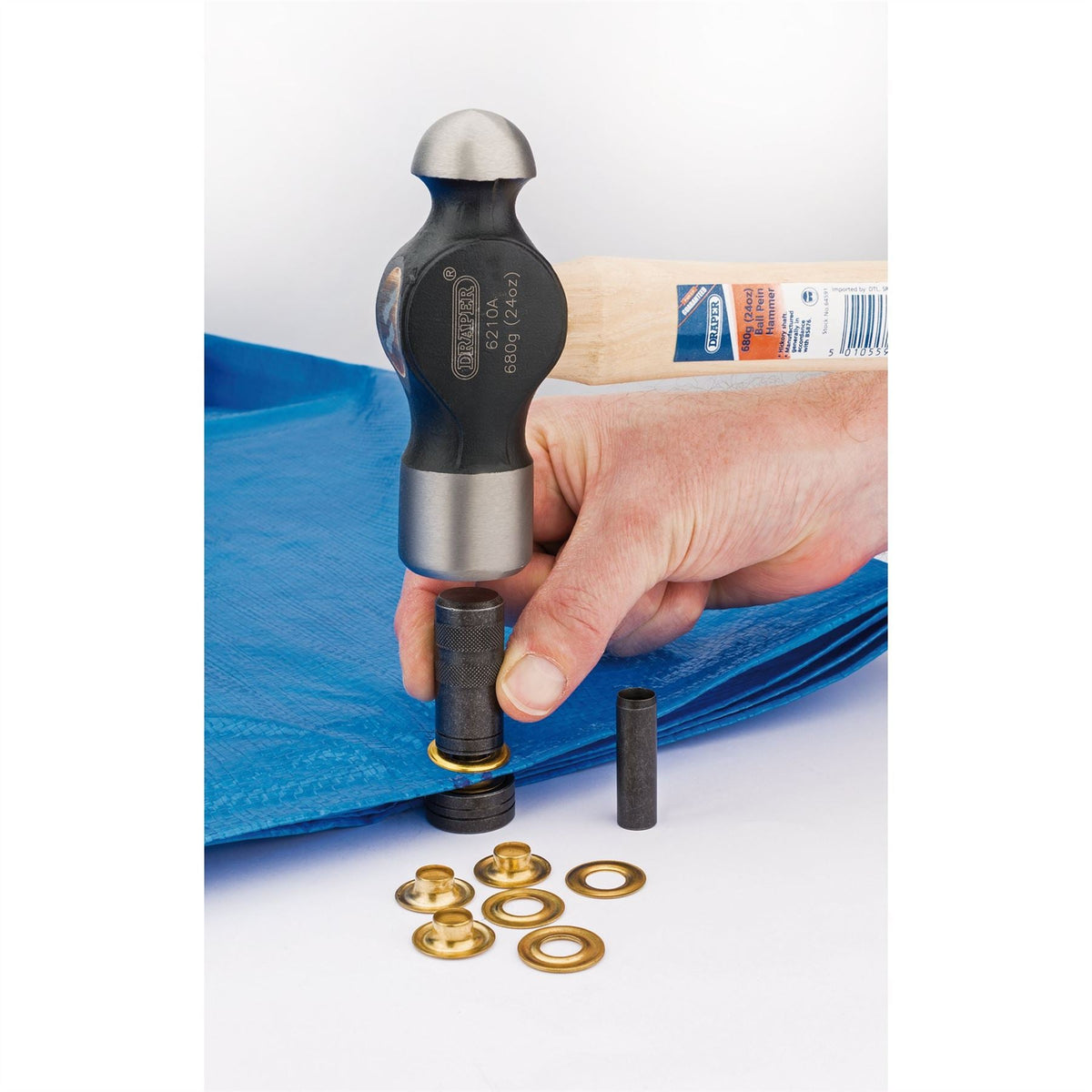 Draper Eyelet/Grommet Kit 85665 White Rose Tools